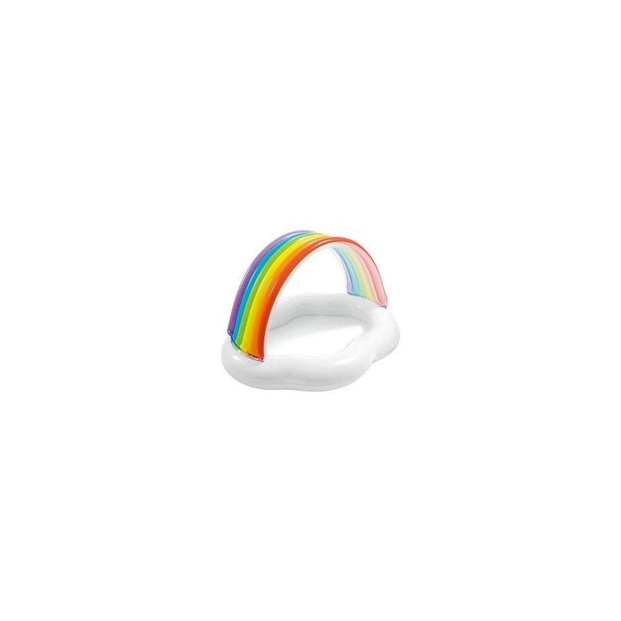 Piscina para bebes modelo arco iris 142x84x119cm