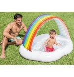 Piscina para bebes modelo arco iris 142x84x119cm