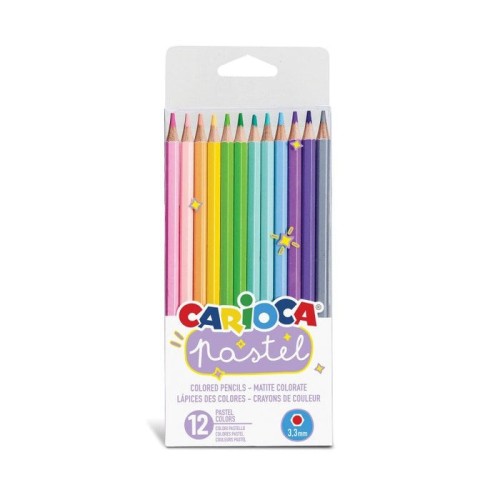 Carioca lápices de colores pastel - caja de 12