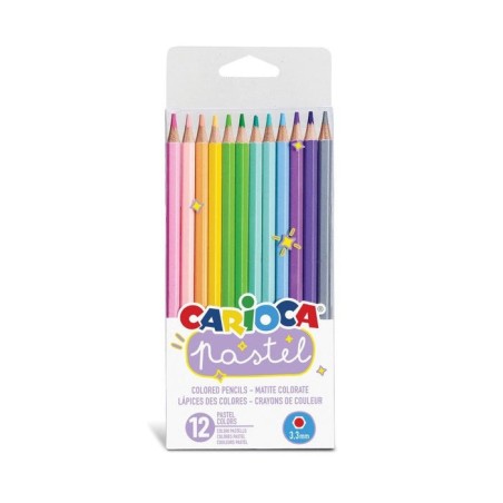 Carioca lápices de colores pastel - caja de 12