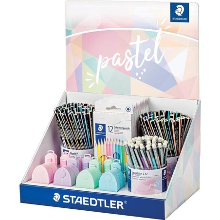 Staedtler expositor de lápices pastel line cartón sobremesa
