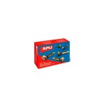 Apli encuadernadores metálicos sin arandela dorados 12mm - 100ud-