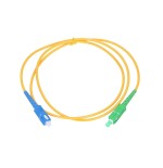 Extralink cable fibra óptica sc/apc-sc/upc sm g.652d simplex 3.0mm 0.5m