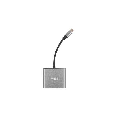 Adaptador natec multipuerto usb-c a usb 3.0 hdmi 4k