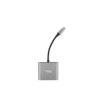 Adaptador natec multipuerto usb-c a usb 3.0 hdmi 4k