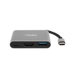 Adaptador natec multipuerto usb-c a usb 3.0 hdmi 4k