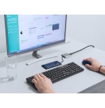 Adaptador natec multipuerto usb-c a usb 3.0 hdmi 4k