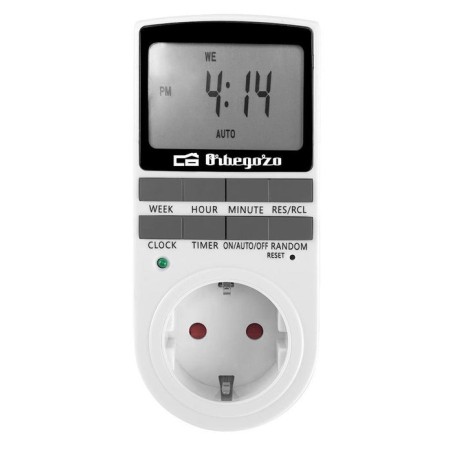 Programador de enchufe orbegozo pg 25 potencia máxima 3680w