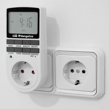 Programador de enchufe orbegozo pg 25 potencia máxima 3680w