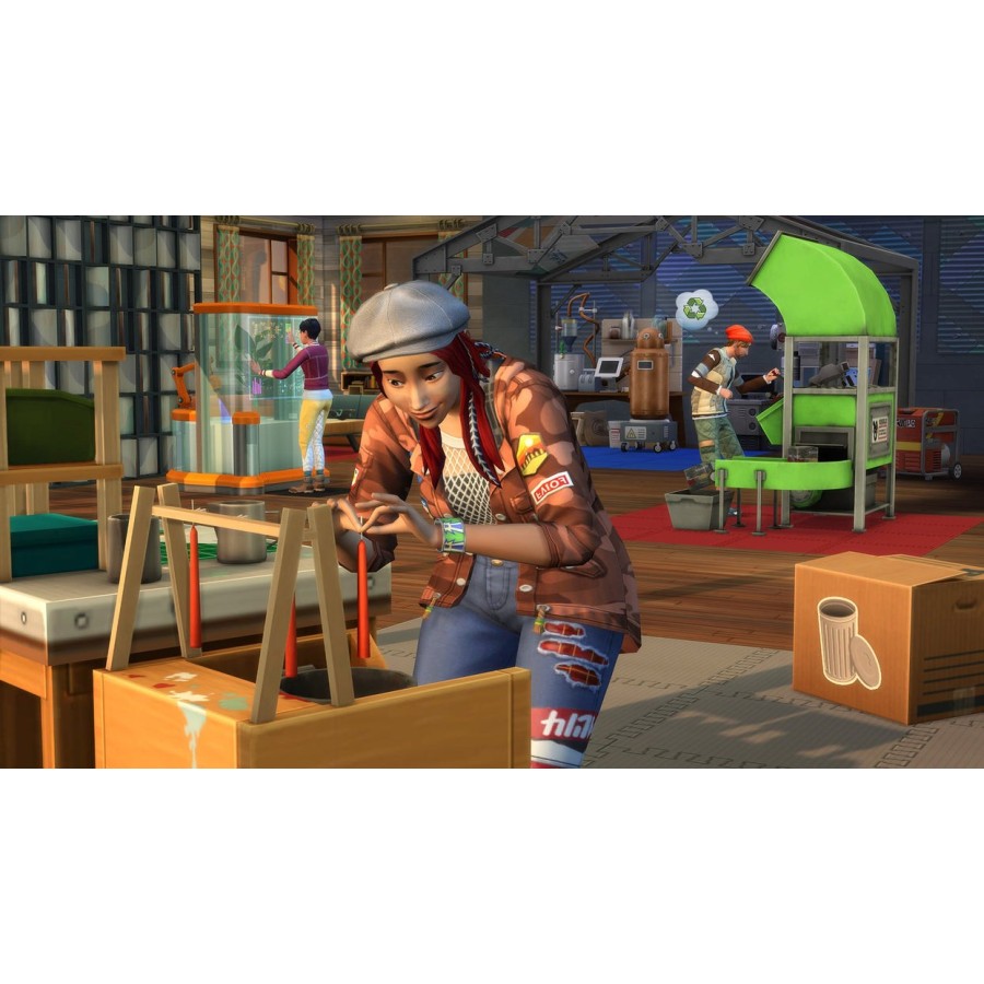 Juego los sims 4 vida ecológica (code-in-a-box) pc