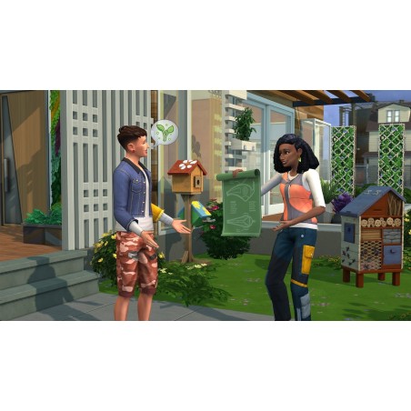 Juego los sims 4 vida ecológica (code-in-a-box) pc
