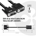Club3d cable dvi  vga 3m m/m retail