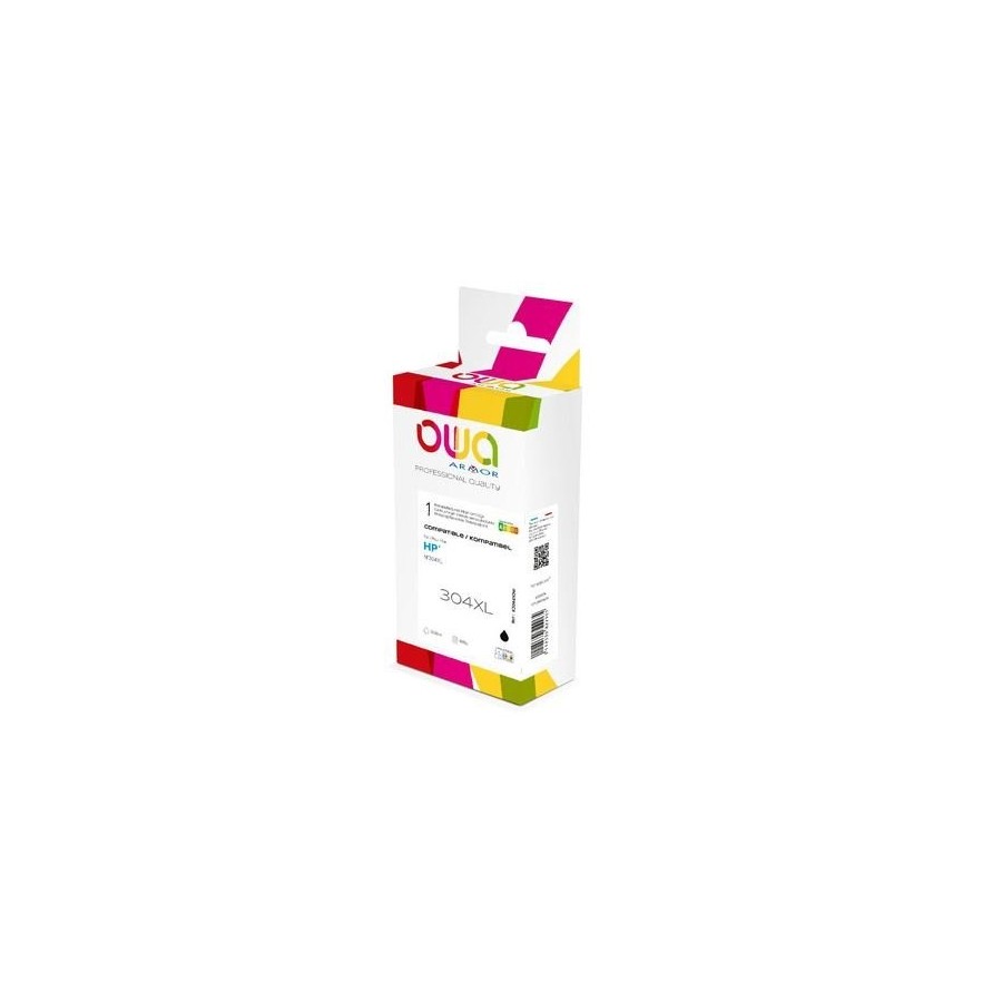 Tinta compatible owa. hp 304xl bk negro n9k08ae