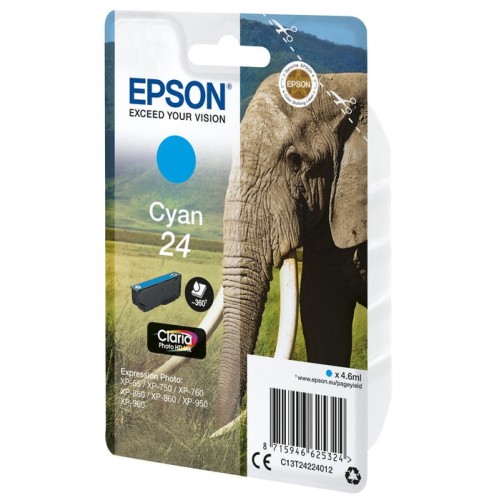 Cartucho tinta epson t270240 cian wf3000/wf7000/ despertador