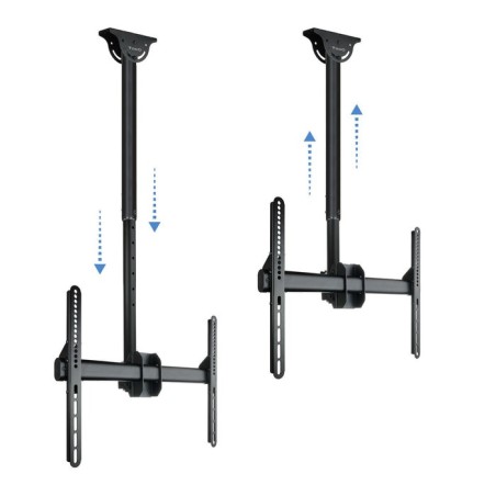 Tooq soporte de techo giratorio para tv de 37"-70" - gestion de cables - peso max 50kg - vesa 600x400mm
