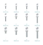 Tooq pack de tornilleria para montaje universal de pantallas