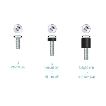 Tooq pack de tornilleria para montaje universal de pantallas