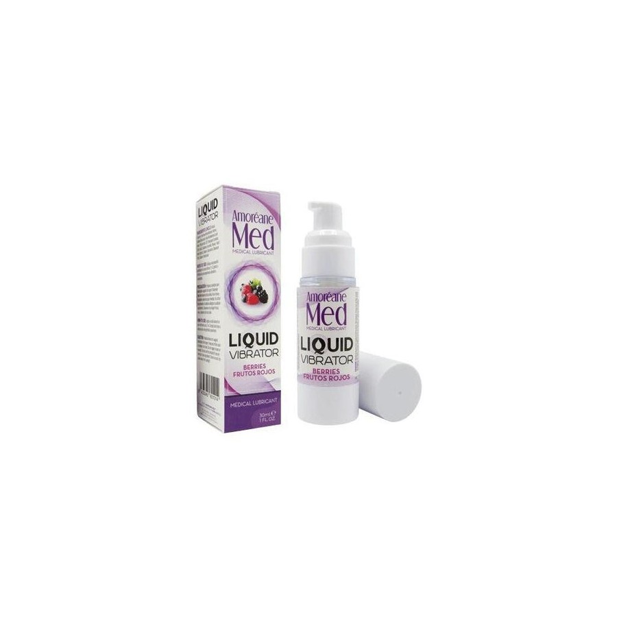 Amoreane - liquido vibrador frutos rojos 30 ml