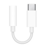 Adaptador apple mu7e2zm a de usb tipo-c a toma para auriculares 3.5mm