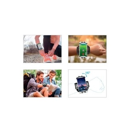 Mobilis brazalete de brazo/muñeca universal para smartphones de 4" a 6"