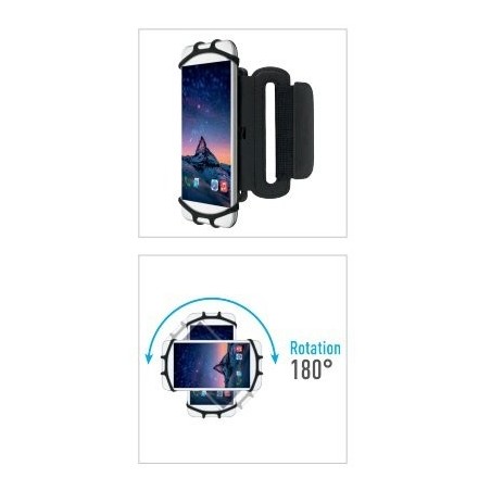 Mobilis brazalete de brazo/muñeca universal para smartphones de 4" a 6"