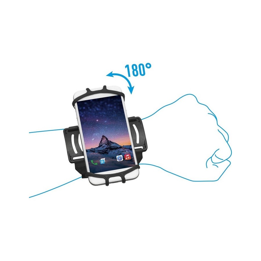 Mobilis 030004 soporte teléfono móvil/smartphone universal (7") negro