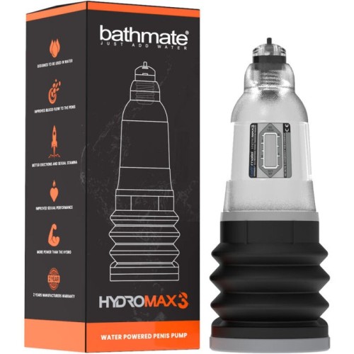 Bomba para el pene hydromax3 transparente