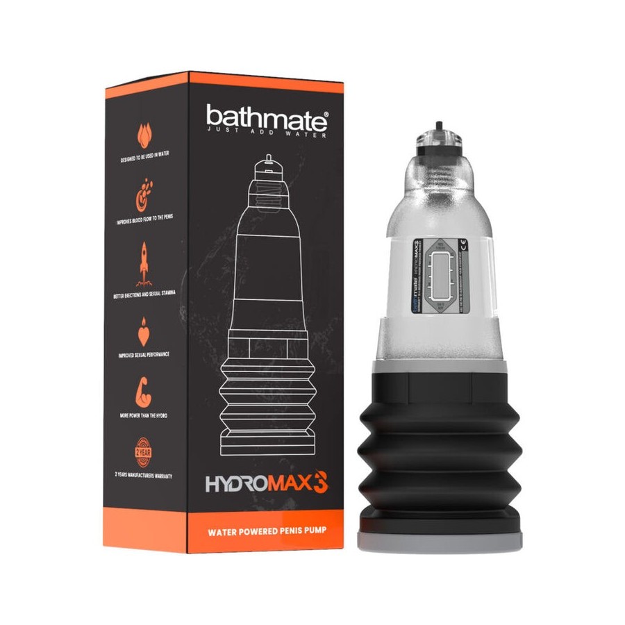 Bomba para el pene hydromax3 transparente