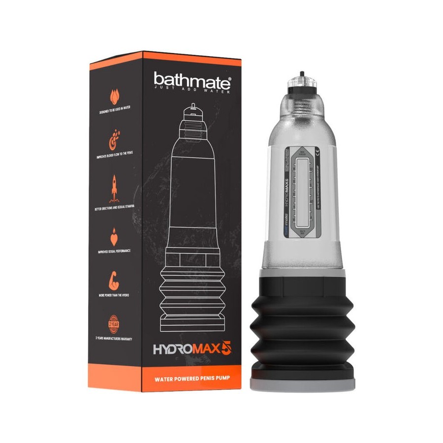 Bomba para el pene hydromax5 transparente
