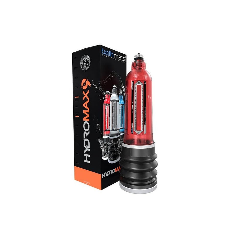 Bathmate - hydromax 9 bomba aumento pene rojo