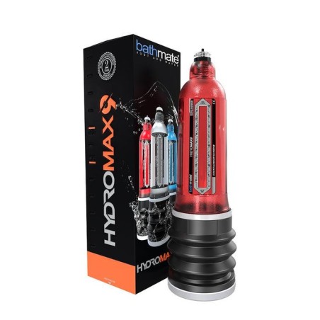 Bathmate - hydromax 9 bomba aumento pene rojo