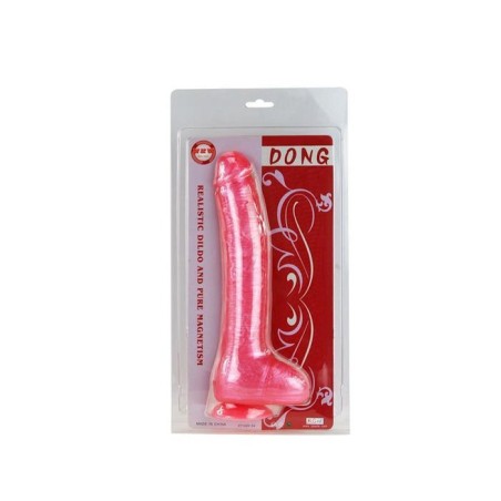 Dildo baile con ventosa color rosa