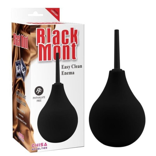 Ducha anal easy clean 17 cm negro