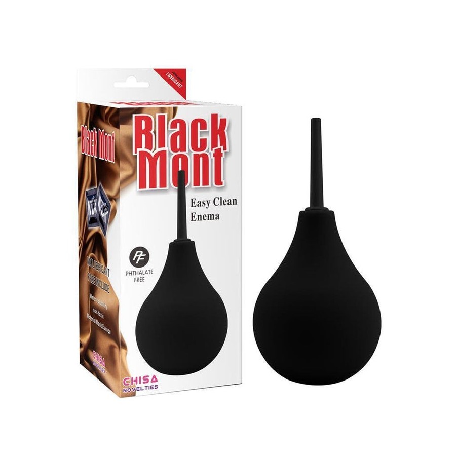 Ducha anal easy clean 17 cm negro