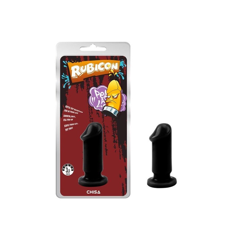 Plug anal evil talla s 9 x 3.3 cm negro