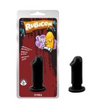 Plug anal evil talla s 9 x 3.3 cm negro