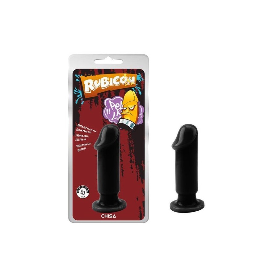 Plug anal evil talla m 12.5 x 3.7 cm negro