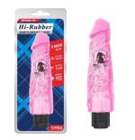 Vibrador hi-rubber 9 rosa