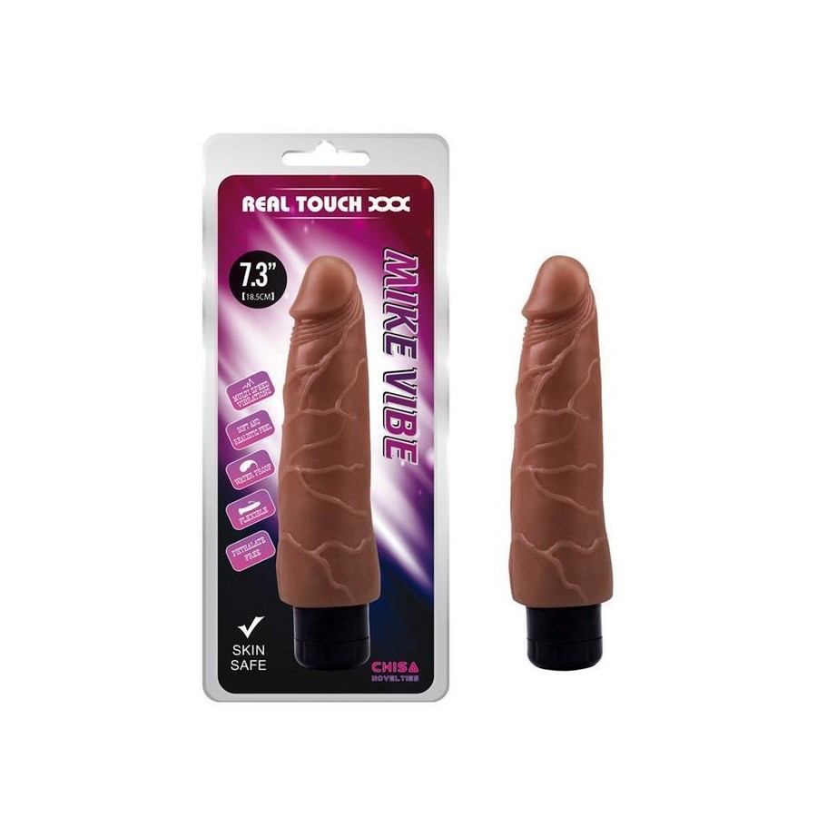 Vibrador t-skin mike marron