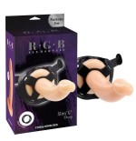 Arnés y dildo slim g 19 cm natural
