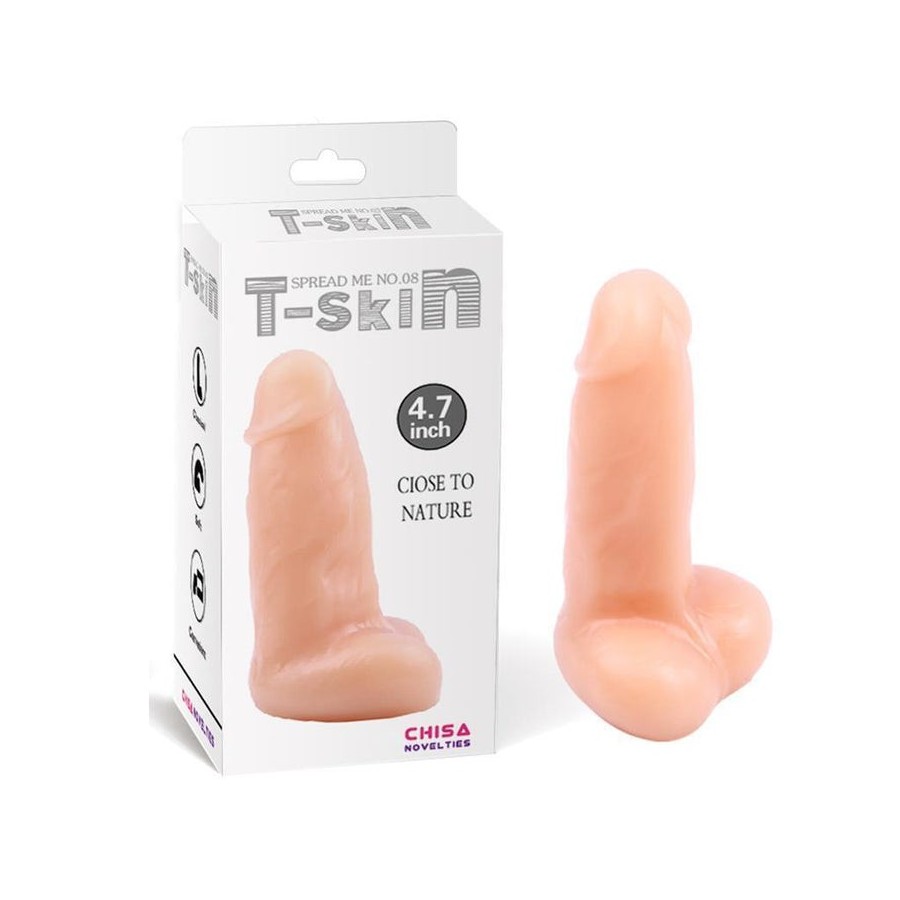 Dildo spread me n8 t-skin 4.7 natural