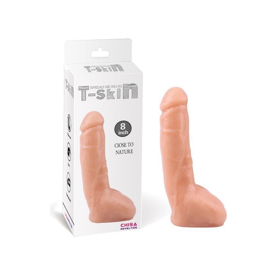 Dildo spread me n1 t-skin 8 natural