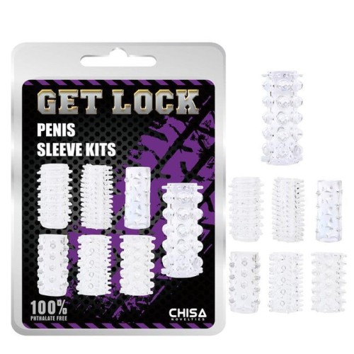 Kit de fundas para el pene transparente