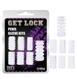 Kit de fundas para el pene transparente