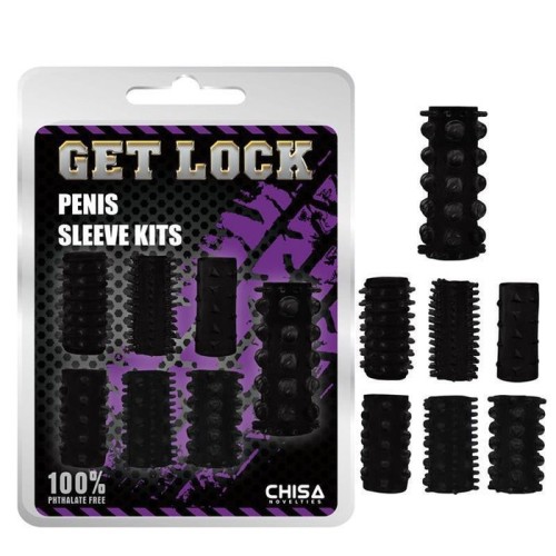 Kit de fundas para el pene negro