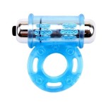 Anillo vibrador para el pene bull ring azul