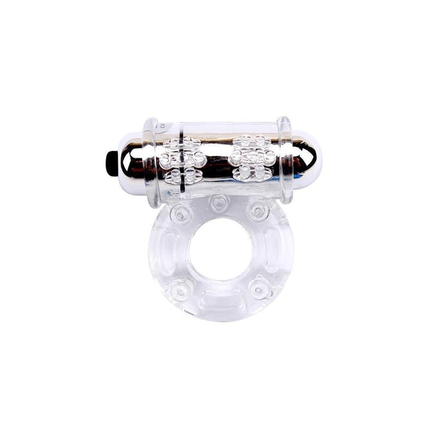 Anillo vibrador para el pene  bull ring transparente