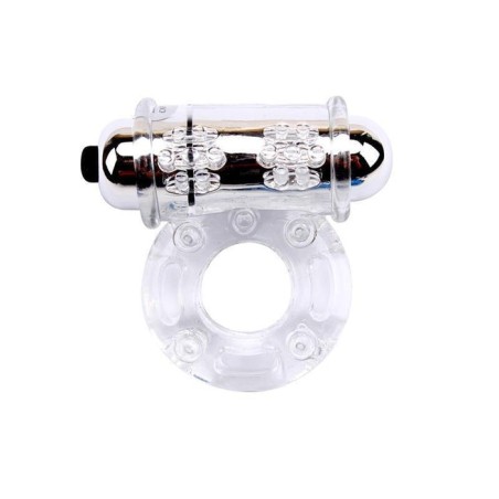 Anillo vibrador para el pene  bull ring transparente