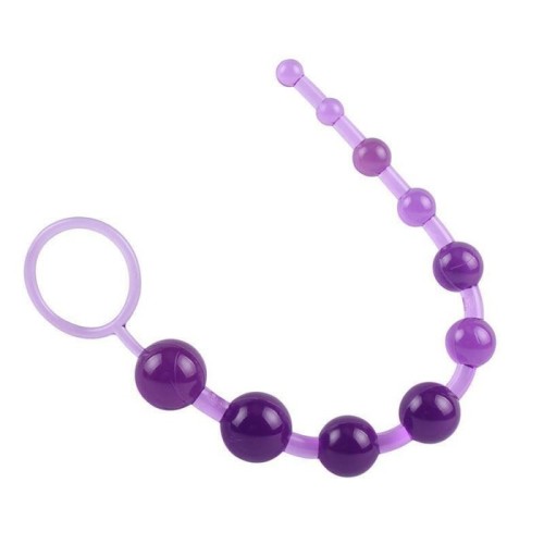 Cadena anal sassy 30 cm purpura