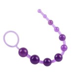 Cadena anal sassy 30 cm purpura